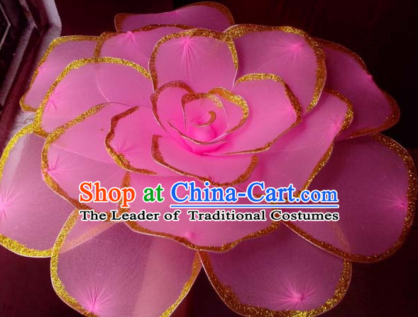 Big Lotus Flower Dance Props Props for Dance Dancing Props for Sale for Kids Dance Stage Props Dance Cane Props Umbrella Children Adults