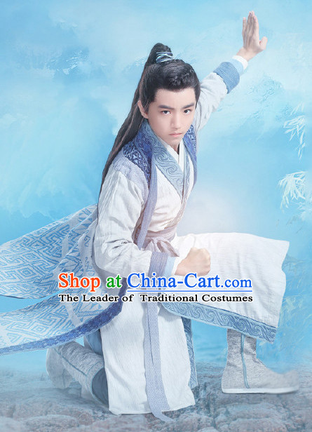 Chinese Ancient Hanfu Garment Complete Set for Women Youth Teenagers Kids