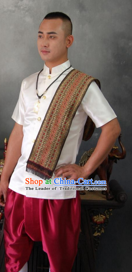 Traditional National Thai Dress Thai Traditional Dress Dresses Wedding Dress online for Sale Thai Clothing Thailand Clothes for Men Boys Youth