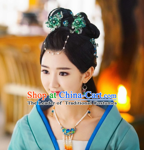 Ancient Chinese Fairy Black Wig Wigs and Hair Jewelry