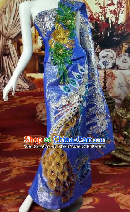 Top Traditional National Thai Garment Dress Thai Traditional Dress Dresses Wedding Dress Complete Set for Women Girls Adults Youth Kids