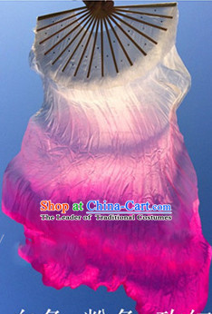 Pure Silk Color Transition Competition Chinese Dance Fan Cultural Fans