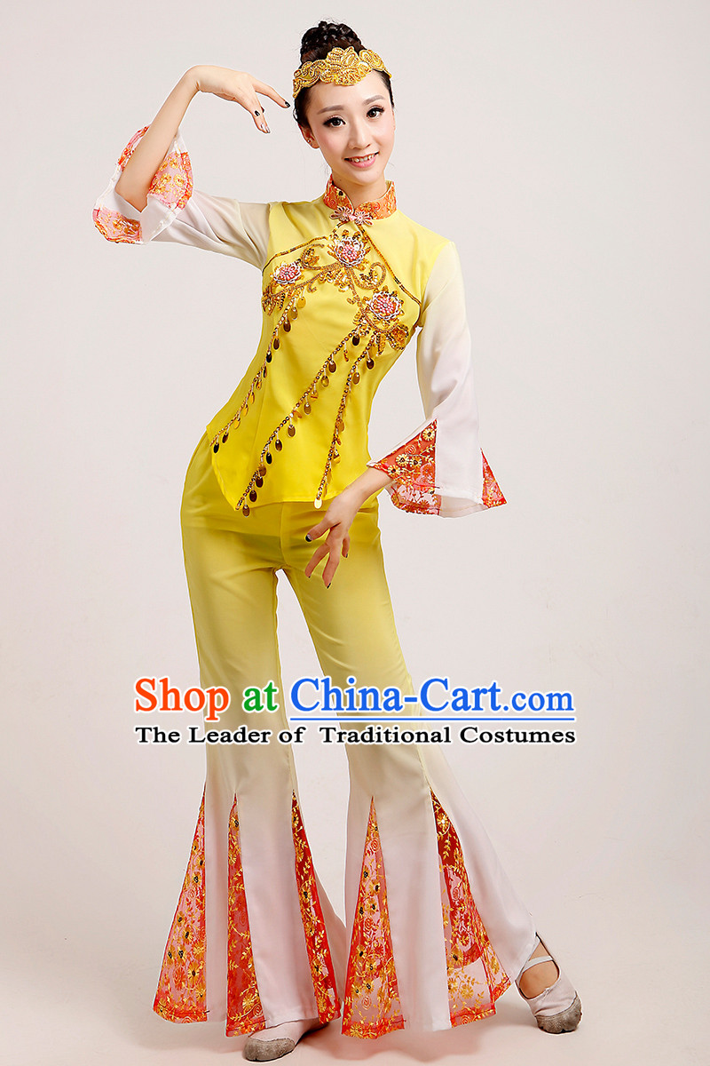 Traditional Chinese Dancewear Costumes Dancer Costumes Girls Dance Lyrical Dance Costume Ballroom Comtemporary Recital Dancewear Costume