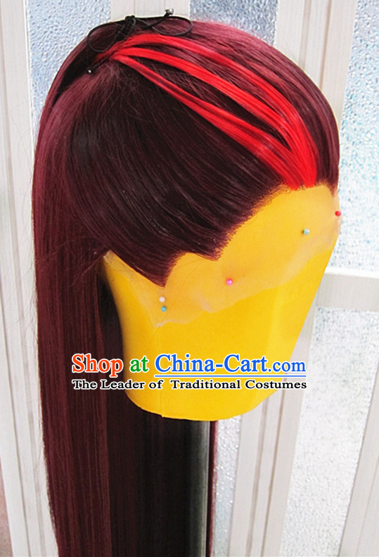 Chinese Traditional Wig Ancient Men Wigs Ladies Wigs White Wigs Male Lace Front Wigs Tailor-made Hair Pieces