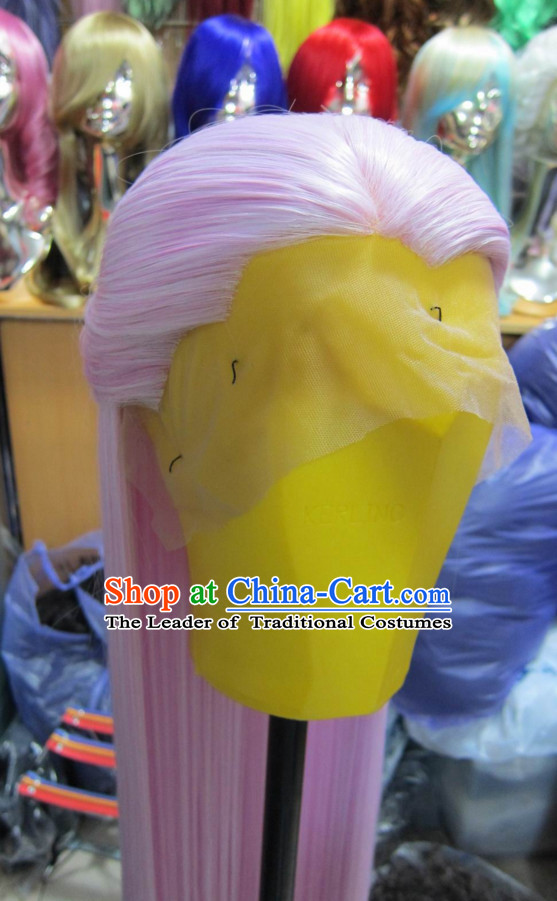 Chinese Traditional Wig Ancient Men Wigs Ladies Wigs White Wigs Male Lace Front Wigs Tailor-made Hair Pieces