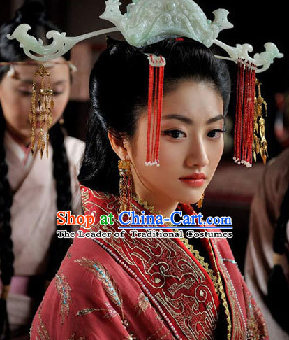 Ancient Chinese Prtincess Royal Imperial Hair Jewelry Hairpieces