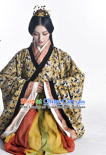 Ancient Chinese Clothing and Hair Jewelry Complete Set for Women