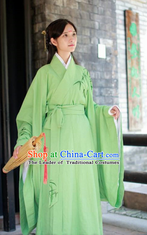 Ancient Chinese Clothing and Hair Jewelry Complete Set for Women