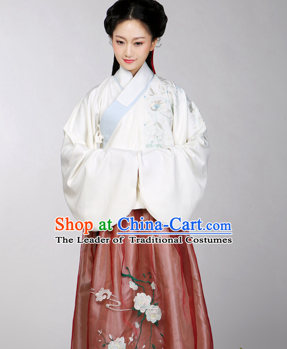 Asian Chinese Hanfu Dress Costume Clothing Oriental Dress Chinese Robes Kimono for Women Gilrls Adults Children
