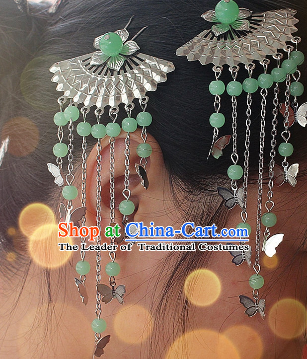 Chinese Ancient Flower Headdress Hairpin Headwear Jewelry for Women Girls
