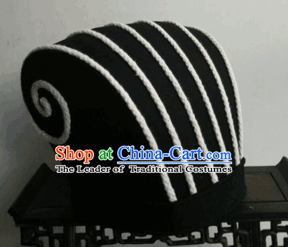 Ancient Asian Chinese Headdress Oriental Headwear Official Hat for Men Boys