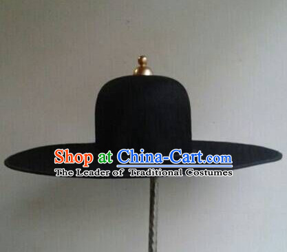 Ancient Asian Chinese Headdress Oriental Headwear Official Swordsman Hat for Men Boys