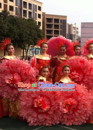 Traditional Chinese Flower Dance Umbrellas Dancing Props