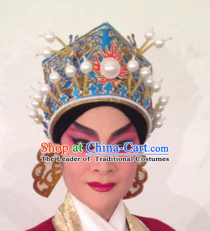 Chinese Beijing Opera Crown Coronet Headpieces Headwear Headdress Hat