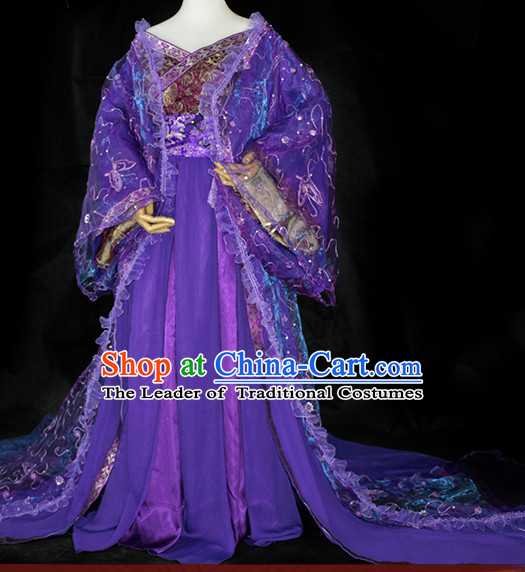 Chinese Traditional Empress Costume Complete Set for Girls Women