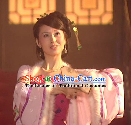 the Tang Dynasty Hairstyles Palace Dancer Black Wigs and Hair Accessories for Women or Girls