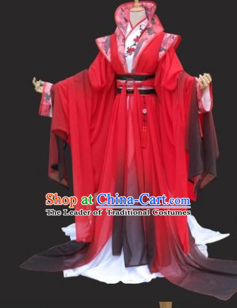 Gorgeous Chinese Fairy Princess Empress Queen Cosplay Costumes Ancient Chinese Clothing Complete Set for Women