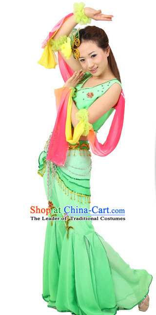 Chinese Traditional Dance Costumes Ancient Chinese Clothing Complete Set for Women
