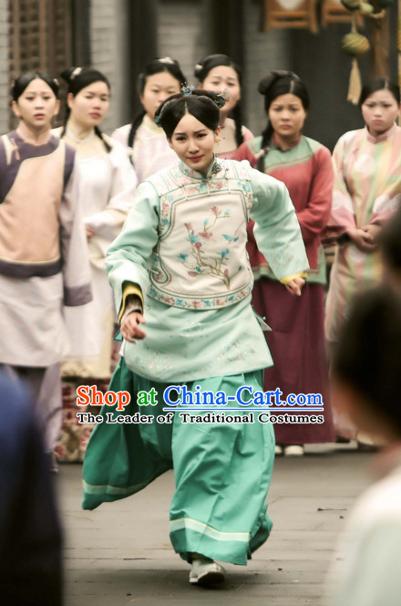 Wuxin The Monster Killer Drama Qing Dynasty Chinese Wedding Dress Authentic Clothes Culture Costume Dresses Traditional National Dress Clothing and Headwear Complete Set