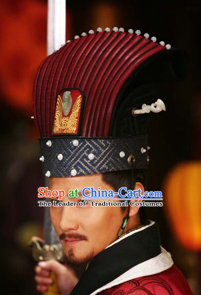 Ancient Chinese Style Emperor Hat for Men