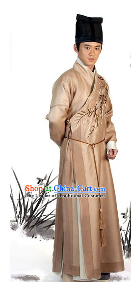 Traditional Chinese Ancient Nobleman Costume Complete Set for Men