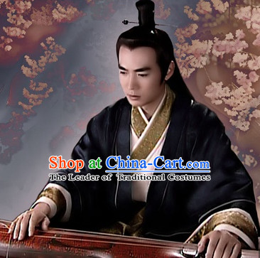 Ancient Chinese Style Hanfu Clothing Complete Set for Men