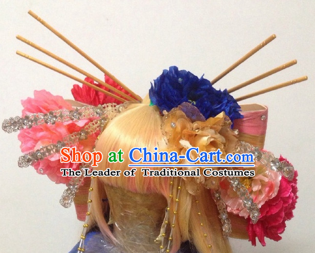 Ancient Chinese Imperial Royal Princess Hair Jewelry Headdress Hairpieces Hair Accessories