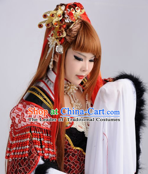 Ancient Chinese Imperial Royal Princess Hair Jewelry Headdress Hairpieces Hair Accessories