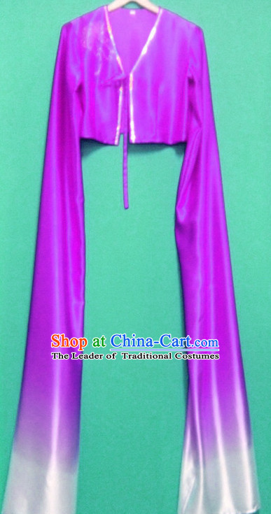 Color Transition Long Sleeves Chinese Classical Dance Costumes for Women