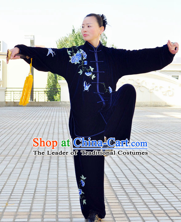 Tai Chi Pants Tai Chi Suit Apparel Suits Attire Robe Kung Fu Costume Chinese Kungfu Jacket Wear Dress Uniform Clothing Taijiquan Shaolin Chi Gong Taichi Suits