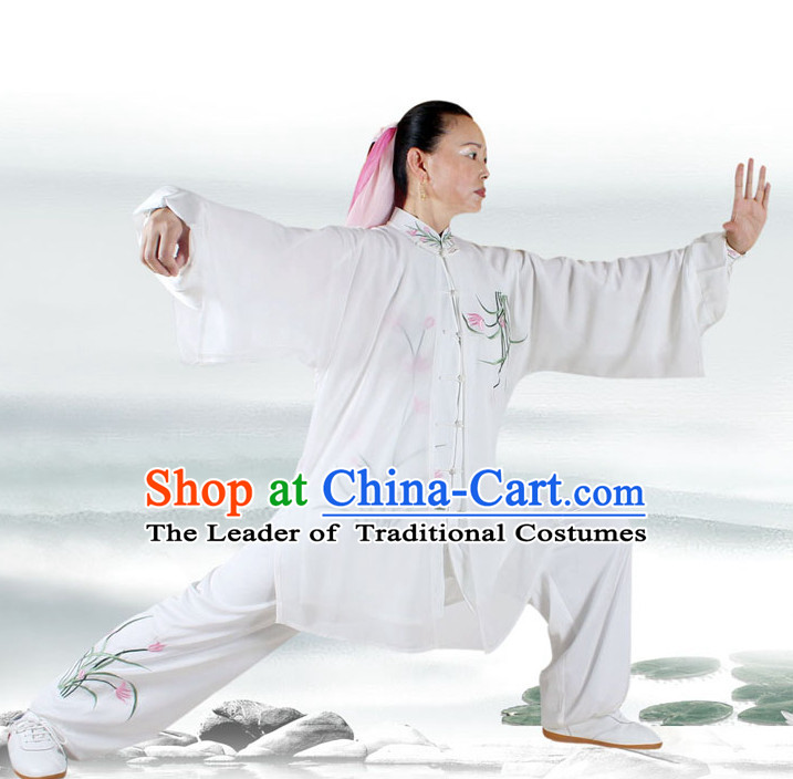 Tai Chi Pants Tai Chi Suit Apparel Suits Attire Robe Kung Fu Costume Chinese Kungfu Jacket Wear Dress Uniform Clothing Taijiquan Shaolin Chi Gong Taichi Suits