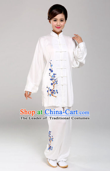 Top Tai Chi Uniforms Pants Tai Chi Suit Apparel Suits Attire Robe Kung Fu Costume Chinese Kungfu Jacket Wear Dress Uniform Clothing Taijiquan Shaolin Chi Gong Taichi Suits for Men Women Kids