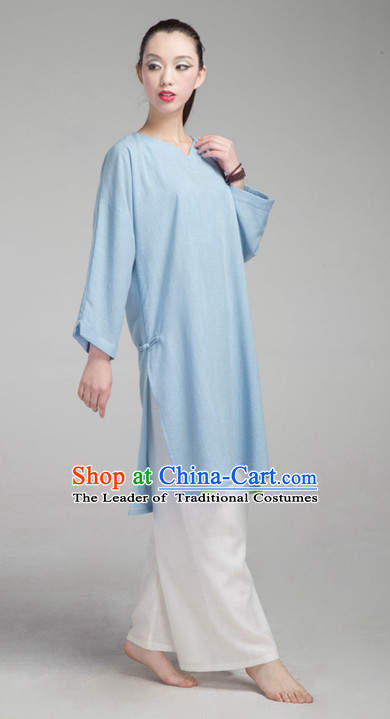 Top Tai Chi Uniforms Pants Tai Chi Suit Apparel Suits Attire Robe Kung Fu Costume Chinese Kungfu Jacket Wear Dress Uniform Clothing Taijiquan Shaolin Chi Gong Taichi Suits for Men Women Kids