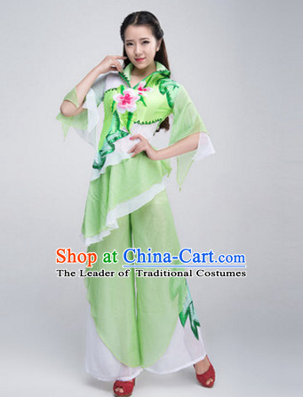 Chinese Stage Opening Dancing Dancewear Costumes Dancer Costumes Dance Costumes Chinese Dance Clothes Traditional Chinese Clothes Complete Set for Women Children