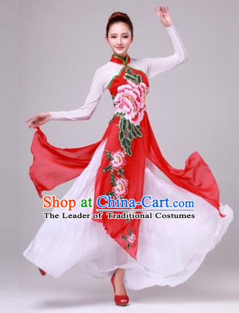 Chinese Stage Classical Dancewear Costumes Dancer Costumes Dance Costumes Chinese Dance Clothes Traditional Chinese Clothes Complete Set for Women Children