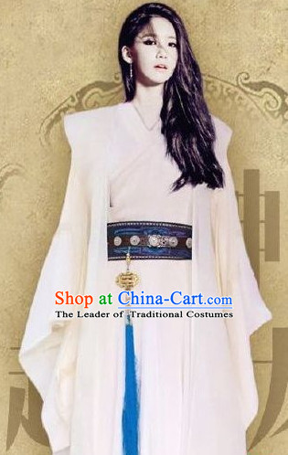 Chinese Traditional Han Clothes Complete Set for Girls Ladies