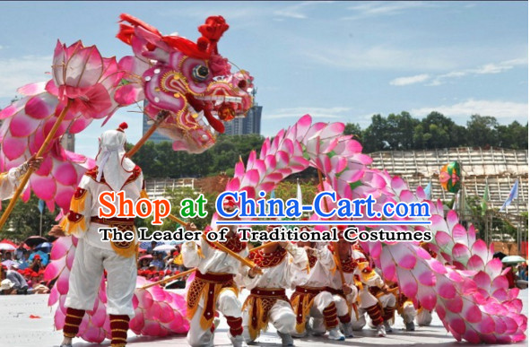 2008 Beijing Olympic Games Opening Dragon Most Beautiful Best Opening and Festival Celebration Handmade Supreme Chinese Dragon Dance Costumes Complete Set