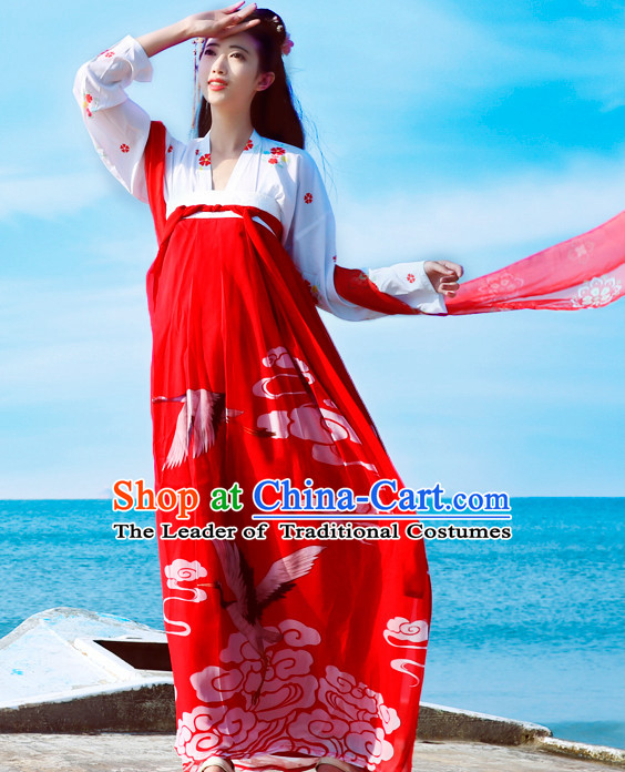 Top Chinese Tang Dynasty Hanfu Clothing Chinese Hanfu Costume Hanfu Dress Ancient Chinese Costumes Complete Set for Women Girls Children