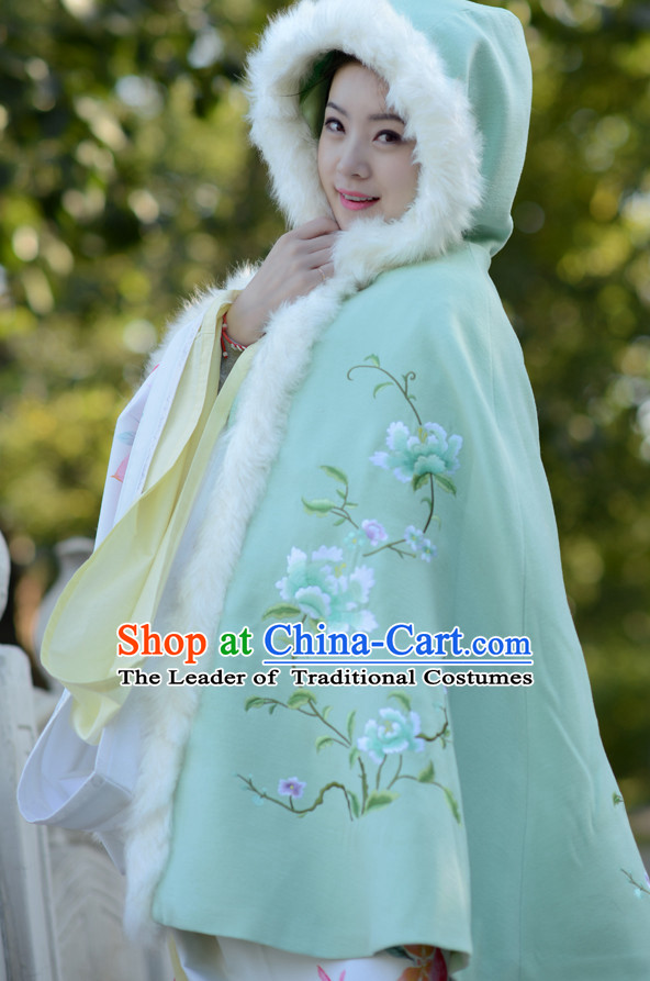 Top Chinese Cape Mantle Hanfu Clothing Chinese Hanfu Costume Hanfu Dress Ancient Chinese Costumes Complete Set for Women Girls Children