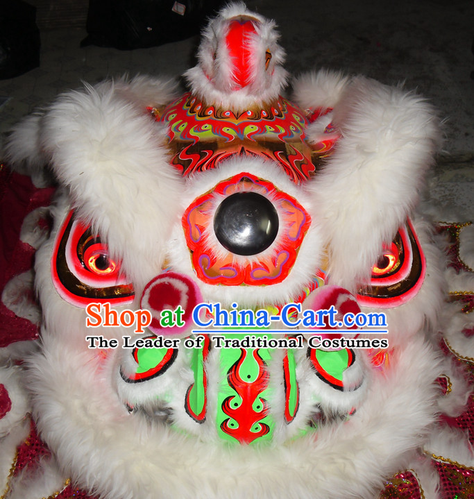 Top Competition and Parade Hok San Lion Dancing Costume Complete Set