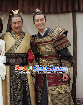 Chinese Ancient Style Emperor Costumes Complete Set for Men