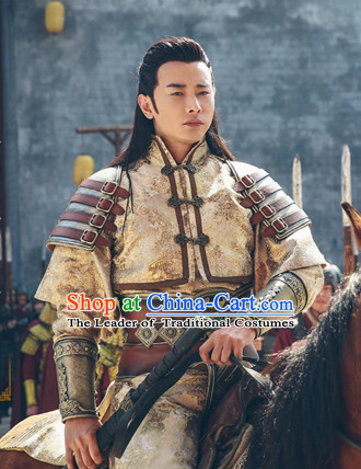 Chinese Ancient Style Superhero Costumes Complete Set for Men