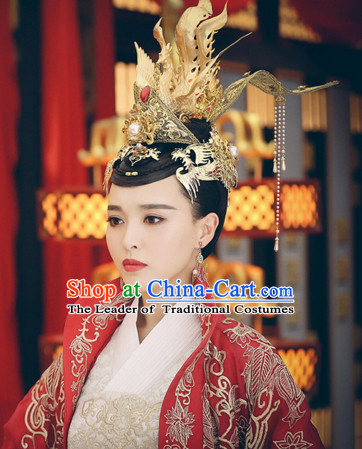 Ancient Chinese Style Imperial Palace Empress Queen Empress Hairpieces Hair Jewelry Set