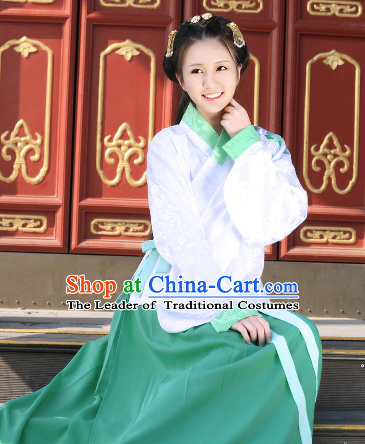 Chinese Ming Dynasty Clothing and Headdress Complete Set for Women