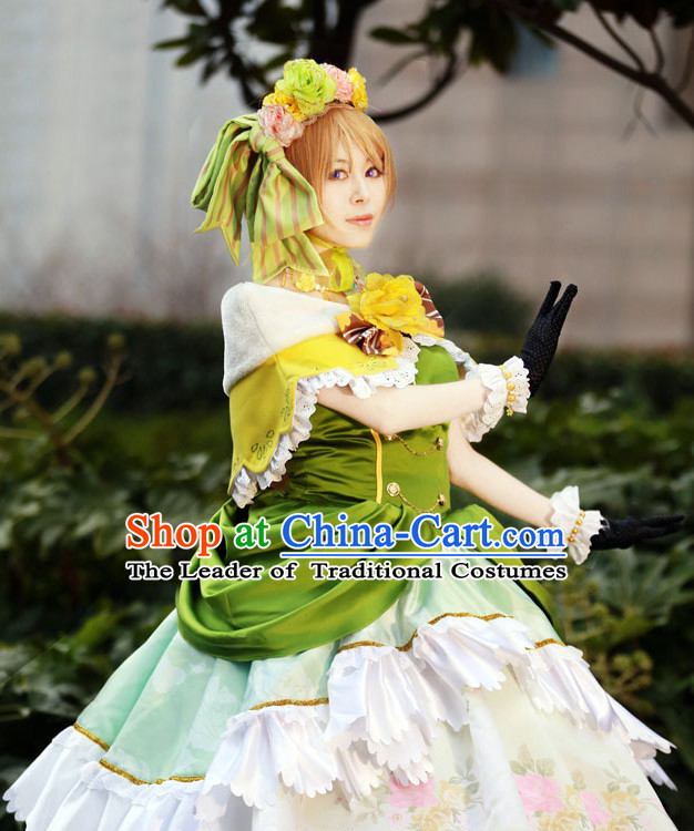 Custom Made Lovelive Cosplay Costumes and Headwear Complete Set for Women or Girls