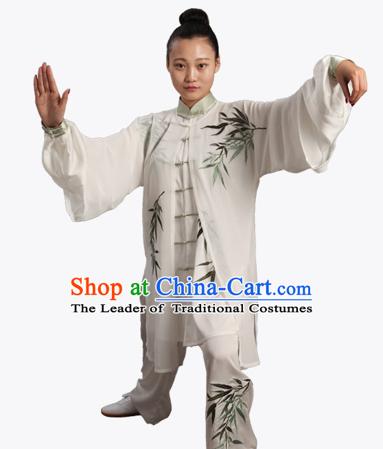 Top Chinese Traditional  Tai Chi Kung Fu Competition Championship Clothing Suits Uniforms