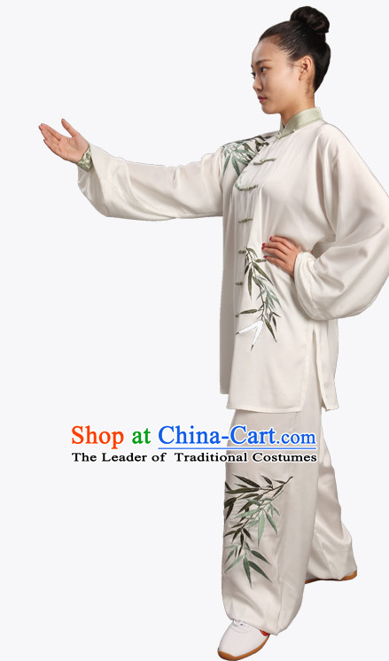 Top Chinese Traditional  Tai Chi Kung Fu Competition Championship Clothing Suits Uniforms