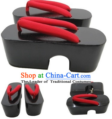 High Heel Janpanese Asian Ancient Traditional Style Slippers Geta