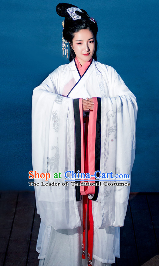 Traditional Chinese Han Dynasty Dress Chinese Hanfu Clothing Cloth China Attire Oriental Dresses Complete Set for Women
