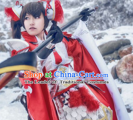 Chinese Costume Superhero Armor Cosplay Costumes China Traditional Armors Complete Set